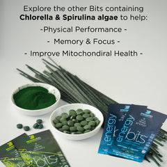 ENERGYbits muestras abiertas con tabletas visibles, ideal para viajar y probar