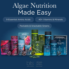 ENERGYBITS etiqueta nutricional y lista de ingredientes clara y simple