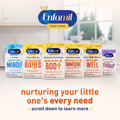 Enfamil Tri-Vi-Sol marca y escala en el cuentagotas para dosificar