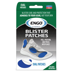 ENGO parche oval grande instalado en talón del zapato protege del roce