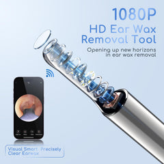 ENIFER LEDs del otoscopio iluminando el conducto para mejor visibilidad