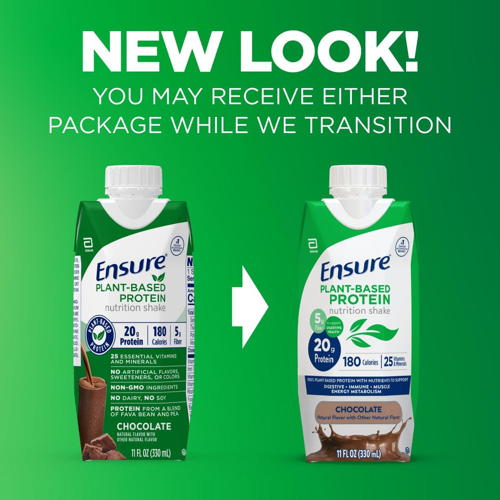 Ensure chocolate textura del líquido espesa y cremosa para disfrutar sabor