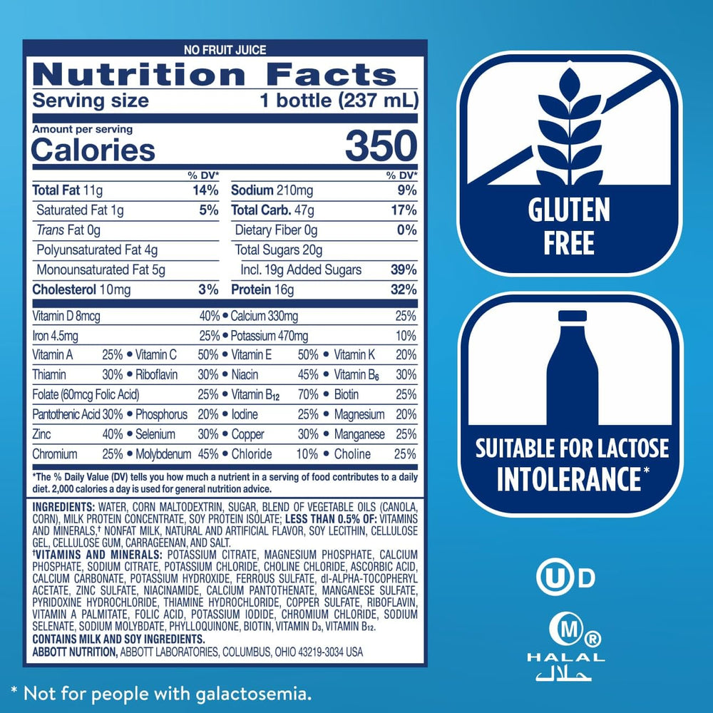 Ensure Plus usado en pancakes para enriquecer recetas, mayor calorías