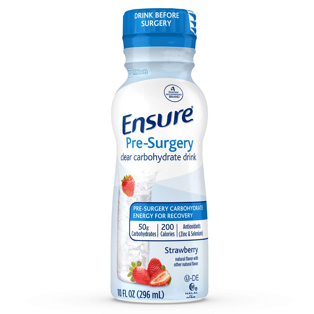 Ensure pre-surgery imagen frontal del envase que facilita identificación y confianza