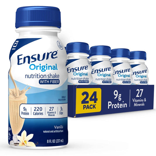 Ensure envase frontal mostrando marca y sabor, conveniencia inmediata