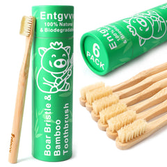 Entgvvv cepillo de frente mostrando diseño ergonómico y beneficio de agarre cómodo