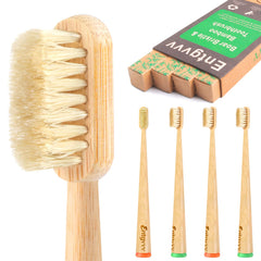 Entgvvv cepillo frontal en pack mostrando acabado natural y uso ecológico