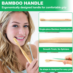 Entgvvv detalle del mango de bambú que evidencia material sostenible y duradero