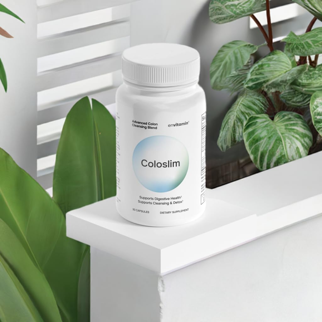 envitamin Coloslim etiqueta con información clara y beneficios visibles