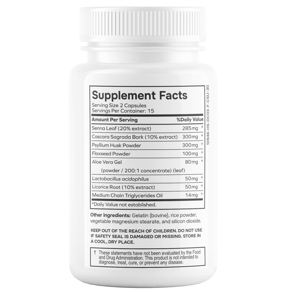 envitamin Coloslim cápsulas en mano indicando dosificación cómoda