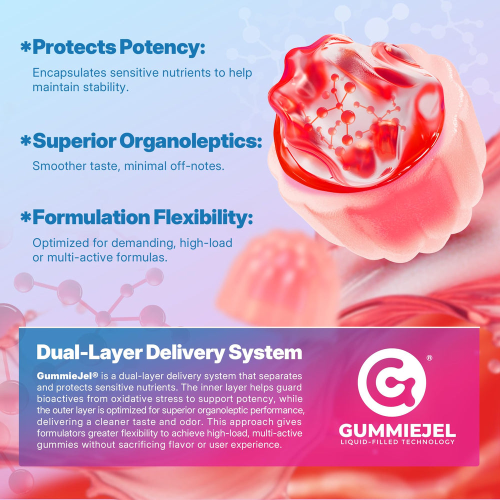 EnvyCure embalaje con sello de calidad y nota de non-GMO para confianza del cliente