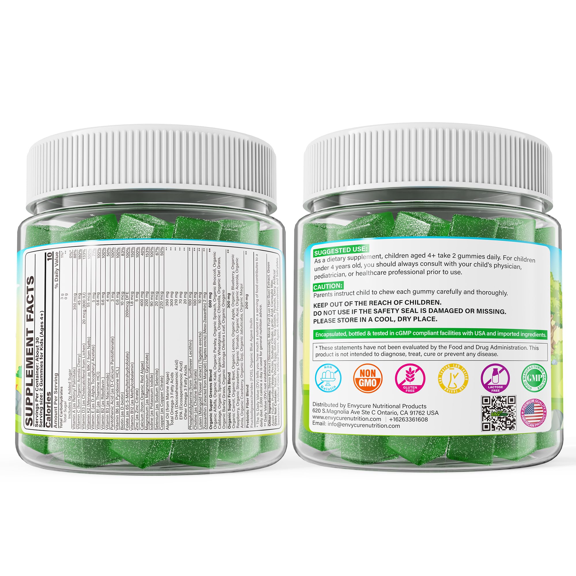 EnvyCure hojas y frutas orgánicas, destaca origen vegetal y calidad