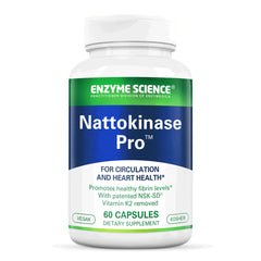 Enzyme Science frasco frontal mostrando 60 cápsulas y etiqueta clara