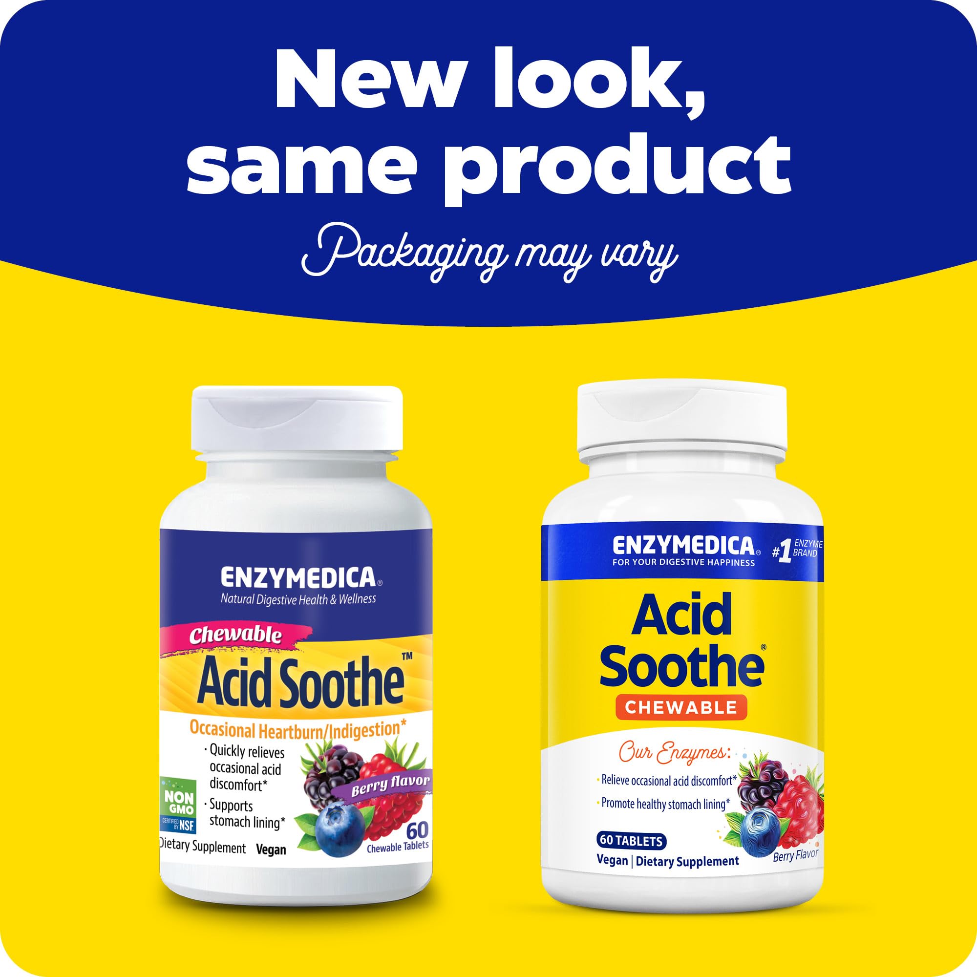 Enzymedica tabletas masticables para alivio digestivo inmediato