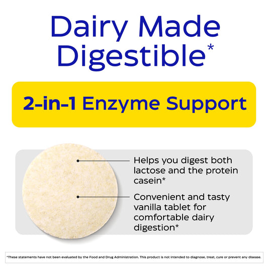 DairyAssist con lactosa para digerirla tras la comida