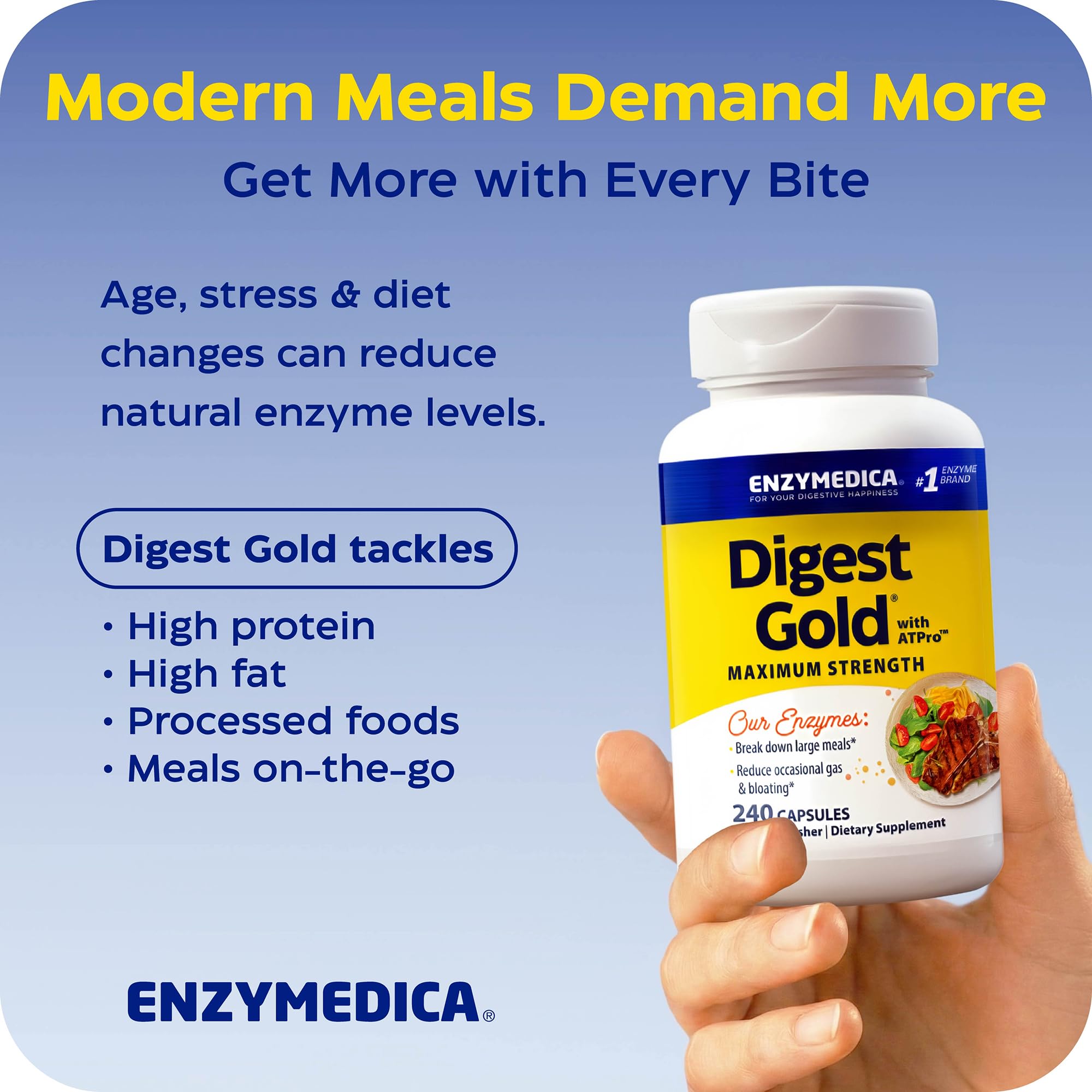 Enzymedica Digest Gold certificados de laboratorio impresos, evidencia de pruebas