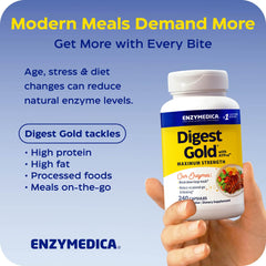 Enzymedica Digest Gold certificados de laboratorio impresos, evidencia de pruebas