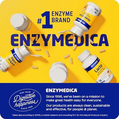 botella Enzymedica Natto-K en encuadre de cocina saludable y ordenada