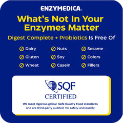 Enzymedica etiqueta destacando Bacillus subtilis y UFC