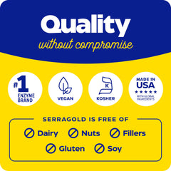 Enzymedica SerraGold en ambiente saludable, uso complementario diario