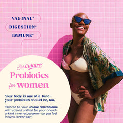 Enzymedica SubCulture etiqueta de ingredientes destacando cepas probióticas