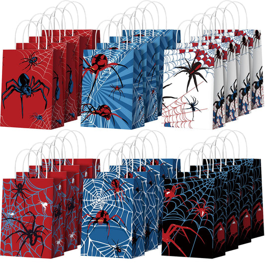 Epakh bolsa frontal mostrando el diseño de araña, aporta ambiente temático