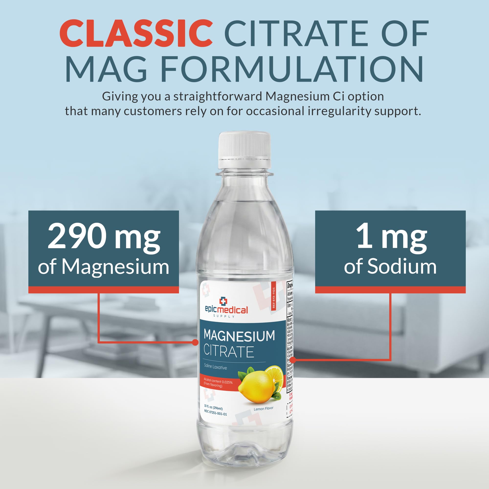 Epic Medical Supply vertido en vaso listo para tomar con hidratación optimizada