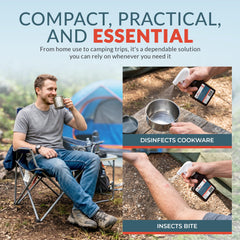 Epic Medical Supply spray en campamento, limpieza y desinfección portátil