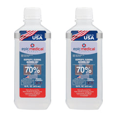 Epic Medical Supply frasco frontal 16 oz mostrando diseño y uso práctico