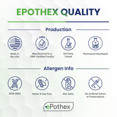 EPOTHEX etiqueta con ingredientes para transparencia y confianza