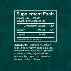 Etiqueta nutricional de EQUELLE con ingredientes y dosis recomendada