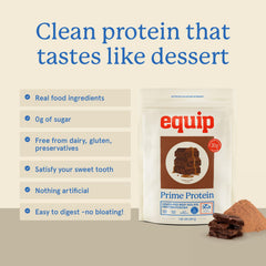 Pancakes con Equip Prime integrados aportando proteína y sabor