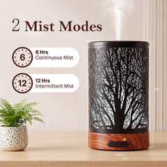 EQUSUPRO primer plano patrón de árbol que realza decoración moderna