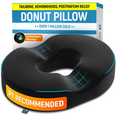 Ergonomic Innovations vista de base antideslizante que evita movimientos del cojín