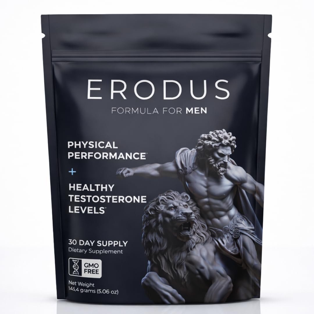 ERODUS frente del empaque mostrando diseño claro y beneficios