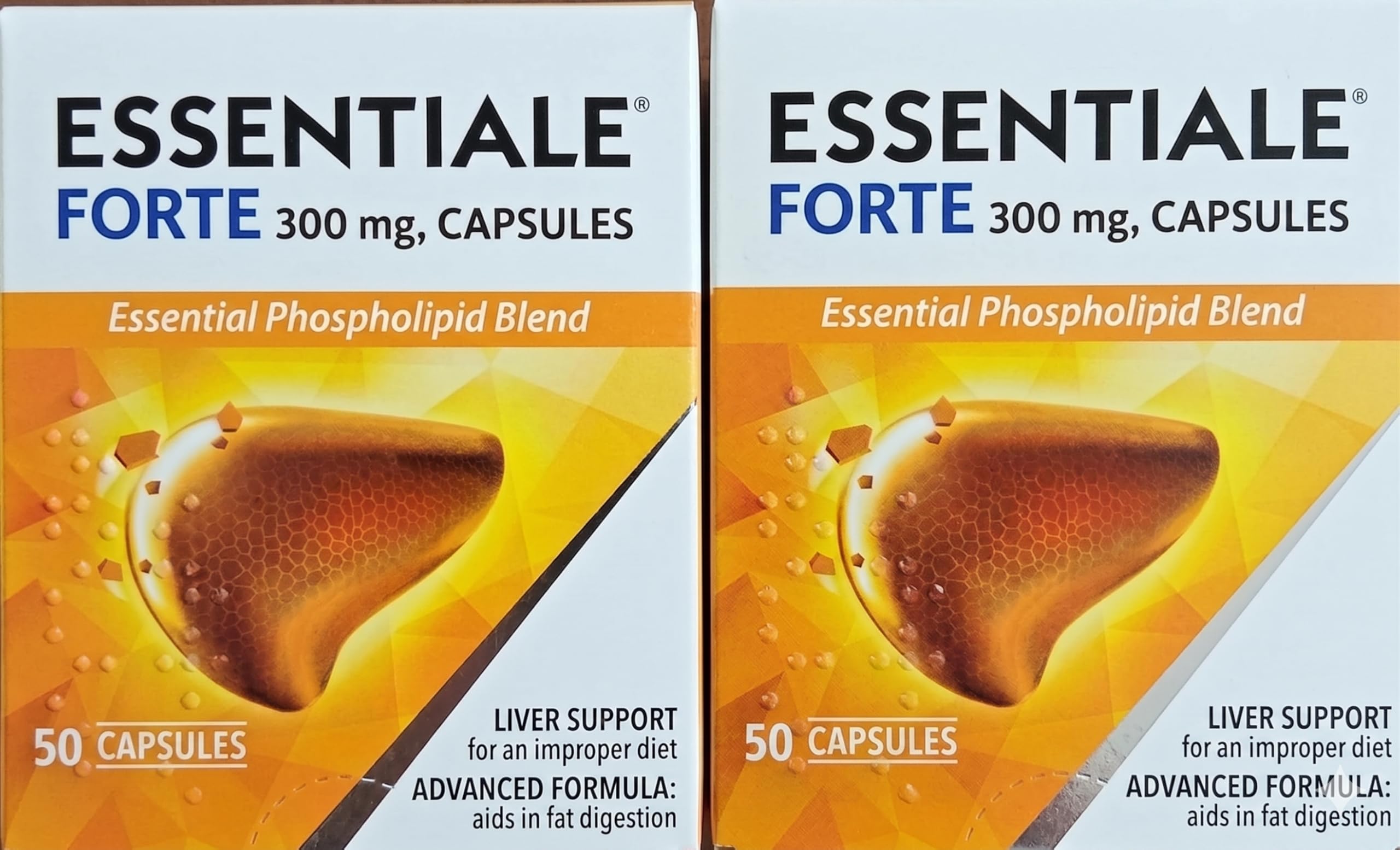 Generic ESENTIALEFORTE frasco delante mostrando etiqueta y cantidad 100 cápsulas para fácil identificación