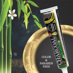 ESSENTIAL TOOTHPASTE textura en pasta con carbón de bambú que facilita limpieza