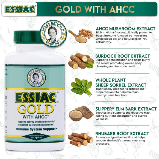 Capsulas Essiac Gold mostradas abiertas para ver forma y facilidad de ingesta