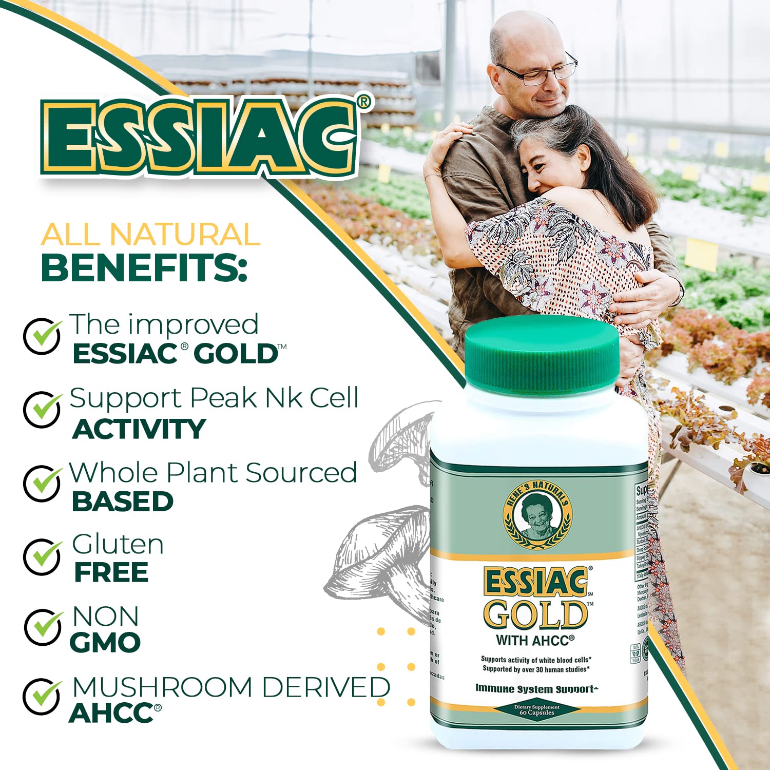 Essiac Gold en la rutina de mañana con vaso de agua para uso diario