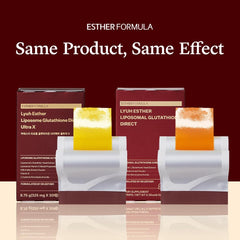 ESTHER FORMULA tira en mano para mostrar tamaño y portabilidad