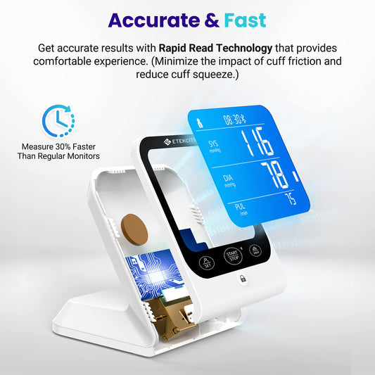 Etekcity detalle del brazalete ajustable para un ajuste cómodo y seguro