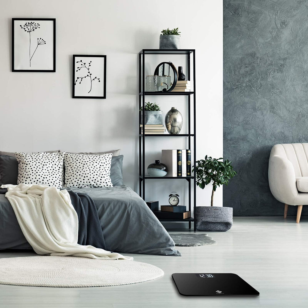 Etekcity embalaje incluye báscula, manual y pilas lista para usar