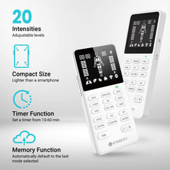 etekcity comparación en mano muestra tamaño compacto y portabilidad