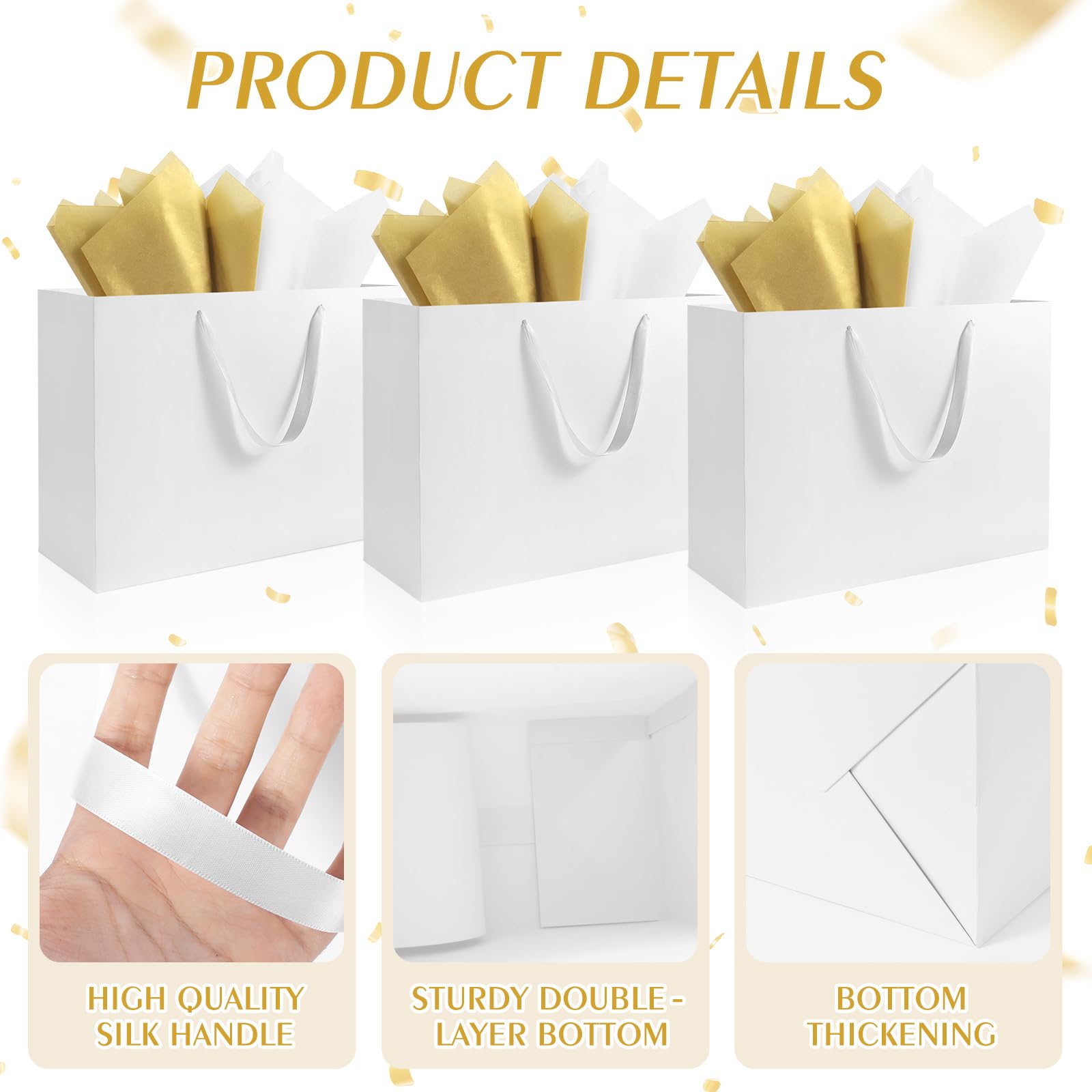 Ethhqu base reforzada interior resistente, soporte seguro para regalos pesados