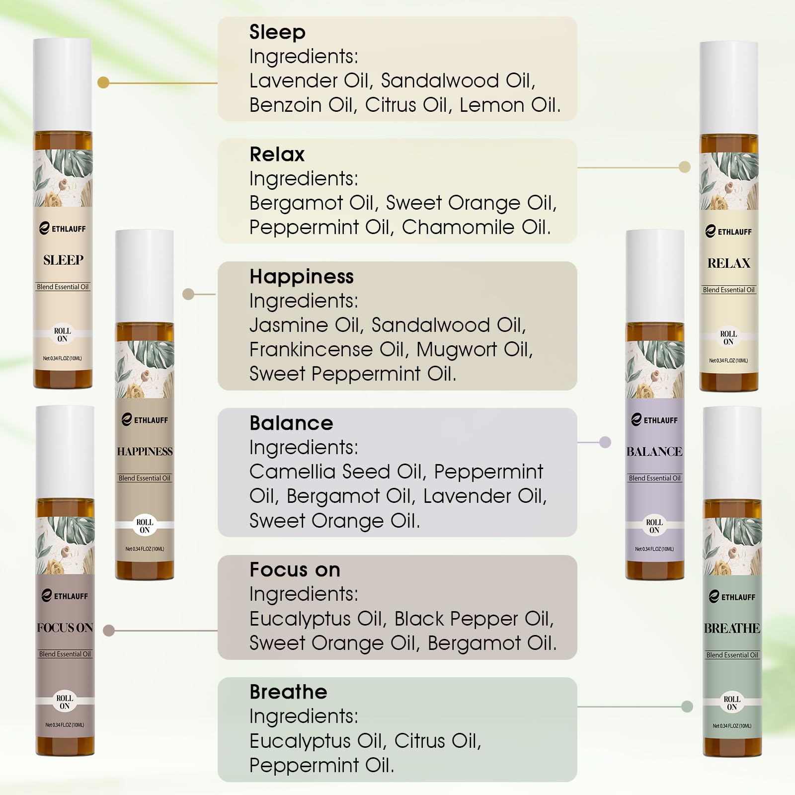 Ethlauff persona aplicando roll-on en muñeca para alivio sensorial inmediato