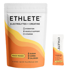 Ethlete frontal del envase mostrando fórmula y beneficios