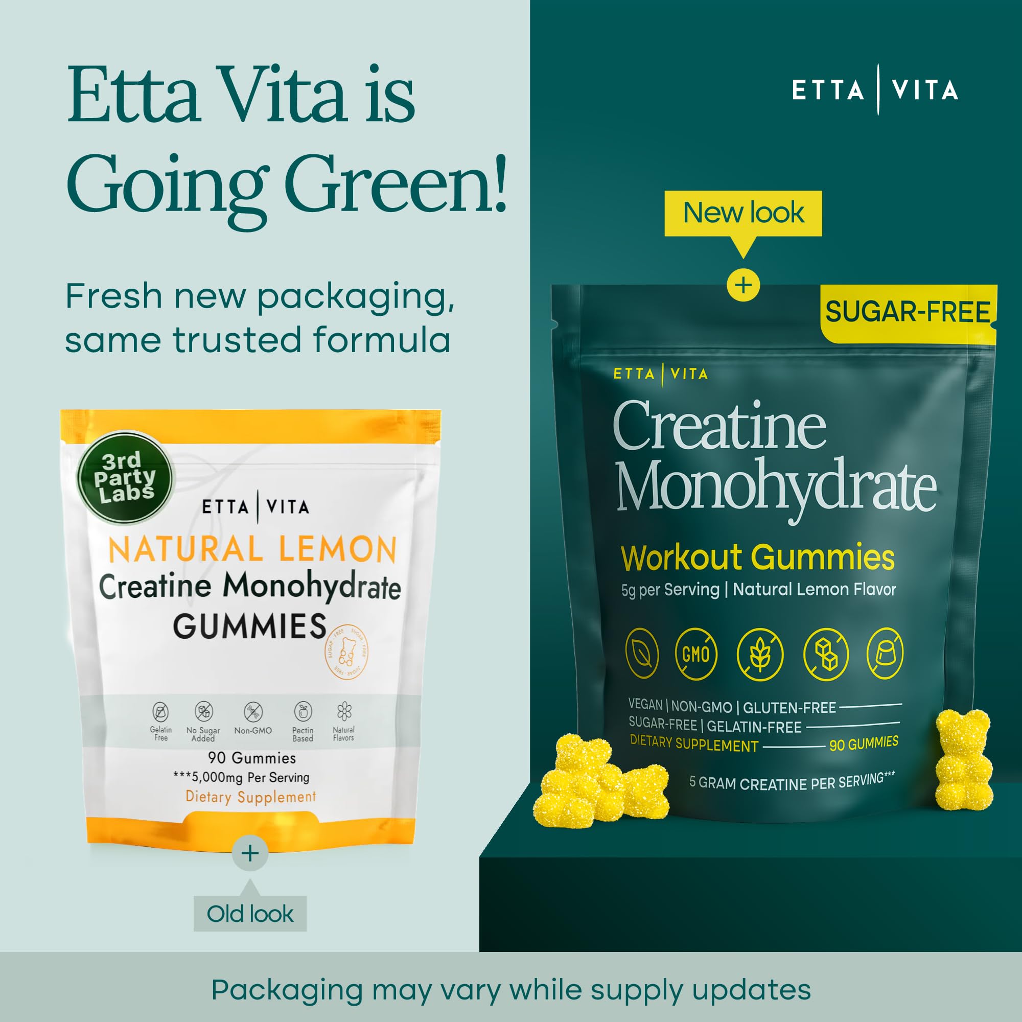 Etta Vita embalaje lateral mostrando información nutricional y advertencias