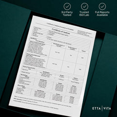 Etta Vita producto en mano para comparar tamaño, práctico y portátil