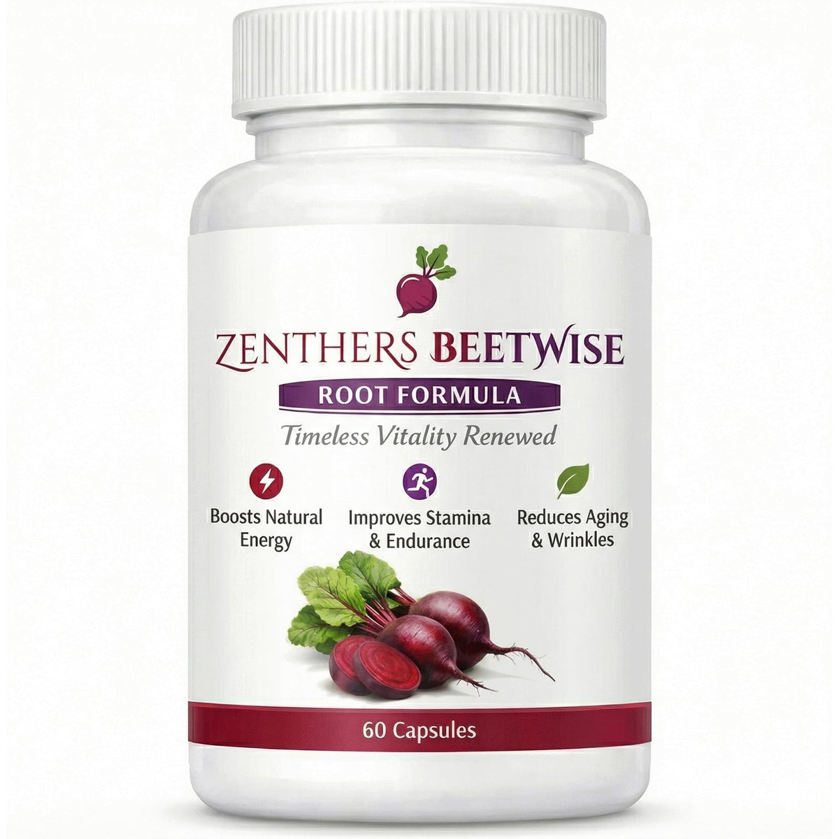 ETUIH Zenthers Beetwise frasco frontal mostrando etiqueta clara y diseño