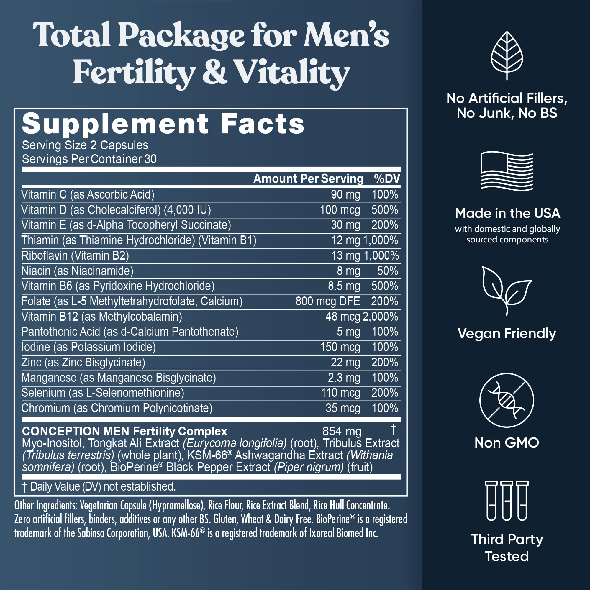 Eu Natural hombre tomando cápsulas con agua, rutina diaria simplificada